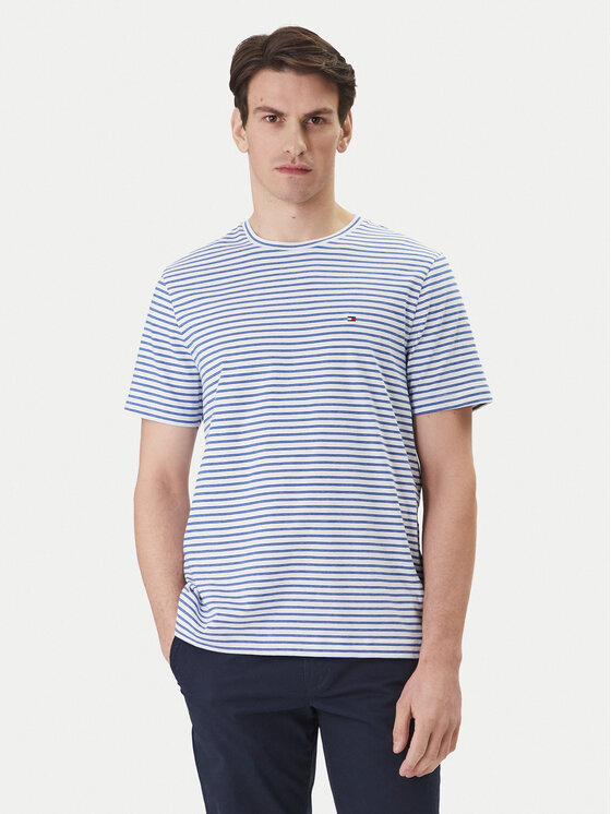 Tommy Hilfiger Tommy Hilfiger Tričko Ess Seasonal MW0MW40923 Modrá Regular Fit