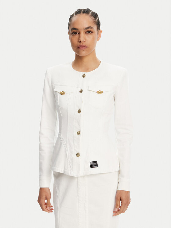 Versace Jeans Couture Versace Jeans Couture Farmer kabát 78HAS457 Fehér Slim Fit