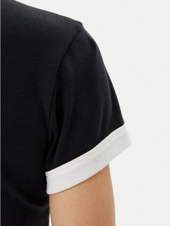 HUGO HUGO T-Shirt Dalia 50537476 Czarny Slim Fit