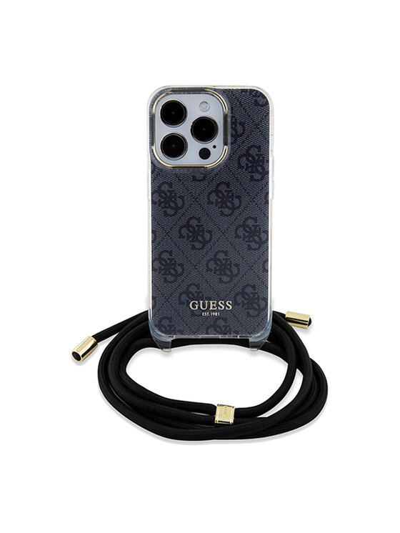 Guess Guess Etui na telefon iPhone 15 Pro Czarny