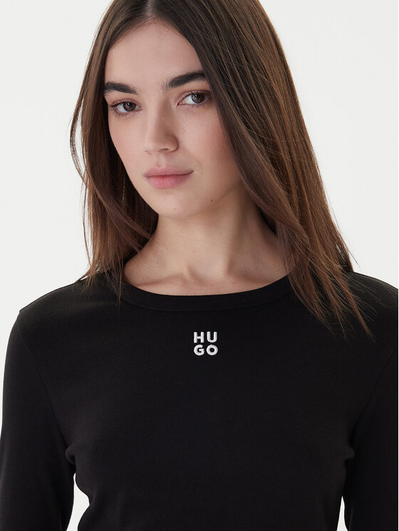 HUGO Hugo Haljina za svaki dan Nemalia_1 50518385 Crna Slim Fit