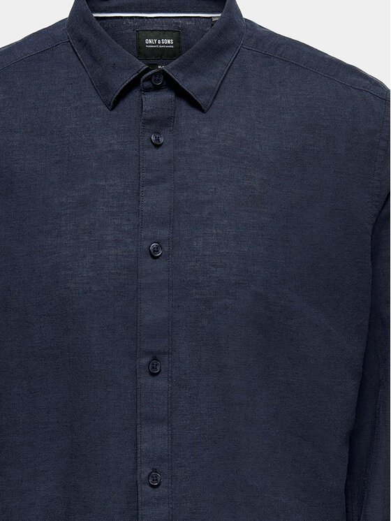 Only & Sons Only & Sons Košulja Caiden 22012321 Tamnoplava Slim Fit