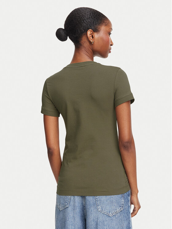 Guess Guess T-Shirt W2YI44 J1314 Khaki Regular Fit