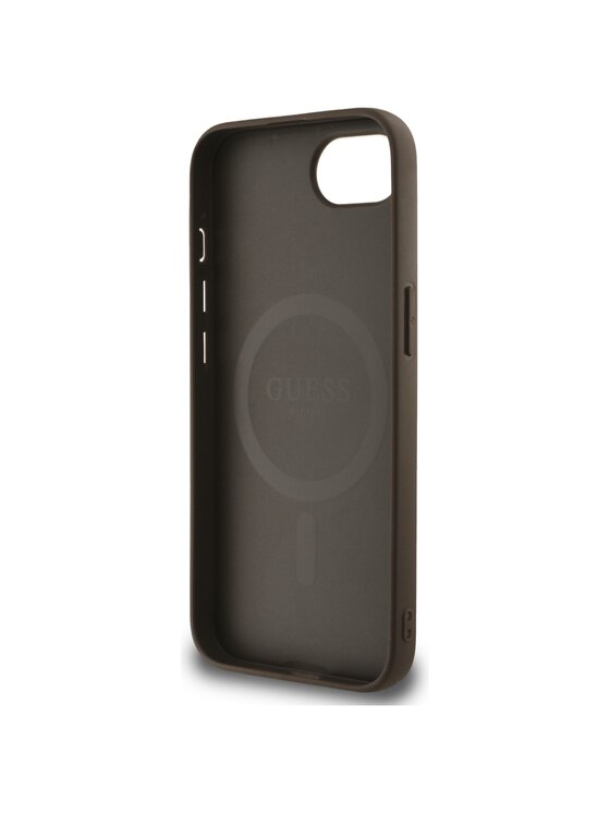 Guess Guess Etui na telefon iPhone 16e Brązowy