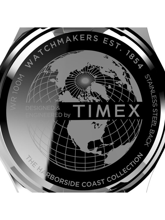 Timex Timex Sat Harborside Coast TW2V42000 Srebrna