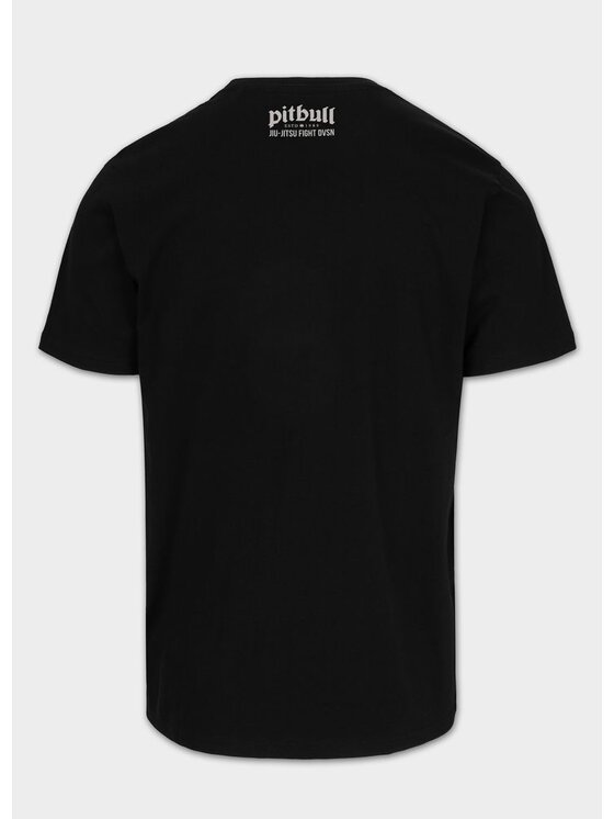 PITBULL PITBULL T-Shirt TECHNIQUE OVER STRENGHT Czarny Regular Fit