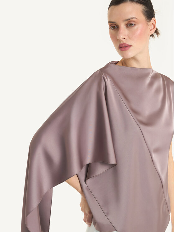 KMX KMX Bluzka 505310001 Beżowy Loose Fit