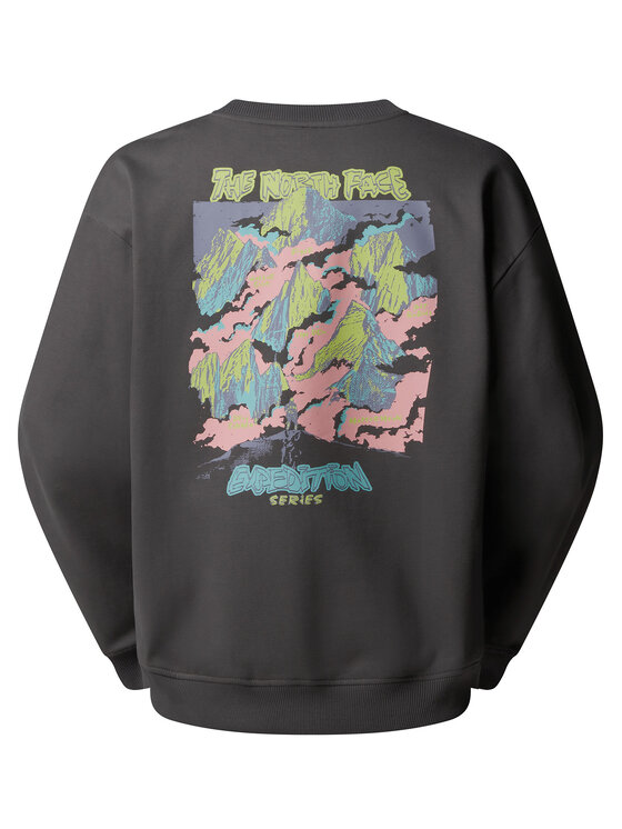 The North Face The North Face Bluza Expedition Celebration NF0A8E3G Szary Relaxed Fit