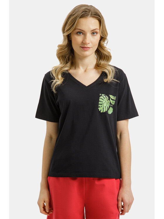 Cross Jeans Cross Jeans T-Shirt 56268-020 Czarny