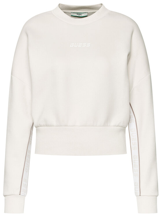 guess logo tape sweatshirt