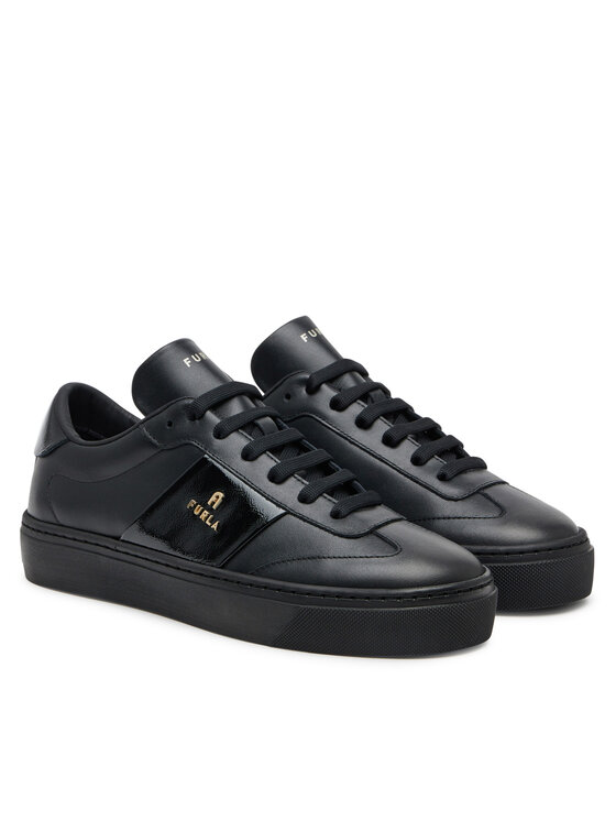 Furla Furla Αθλητικά Enjoy Lace-Up Sneaker YI79ENJ BX3711 O6000 Μαύρο