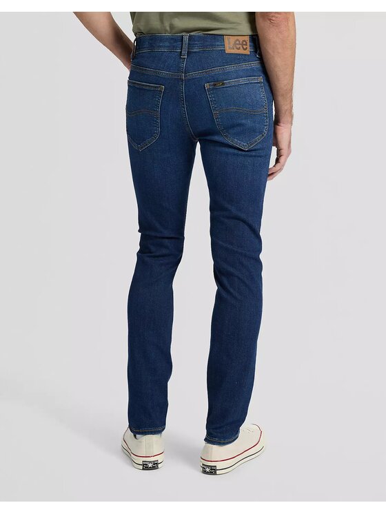 Lee Lee Jeansy LUKE Niebieski Slim Fit