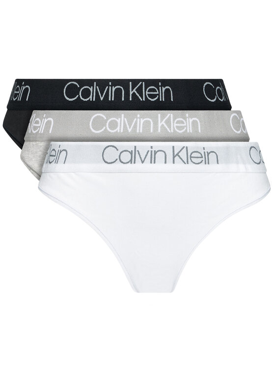 Calvin Klein Underwear Set 3 Parov Spodnjih Hlačk 000QD3758E Pisana