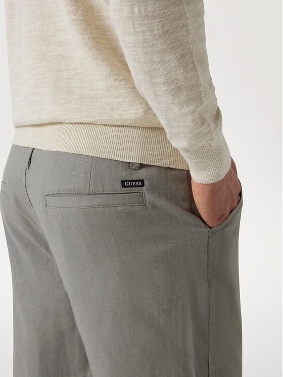 Guess Guess Pantaloni di tessuto 173725 Verde Regular Fit