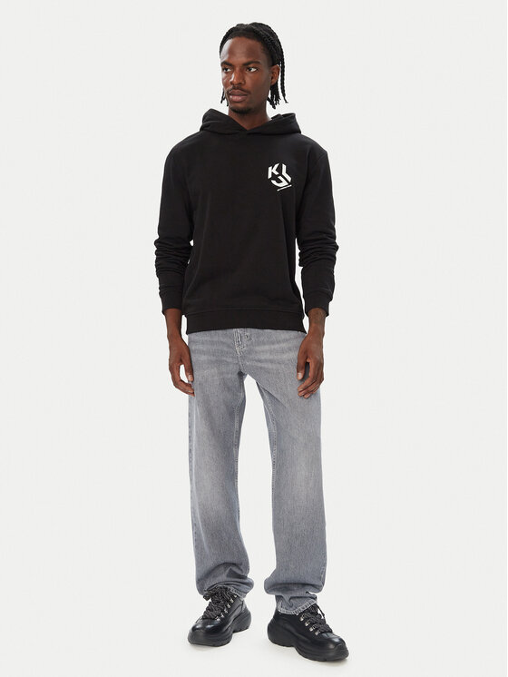 Karl Lagerfeld Jeans Karl Lagerfeld Jeans Μπλούζα B3M20021 Μαύρο Regular Fit