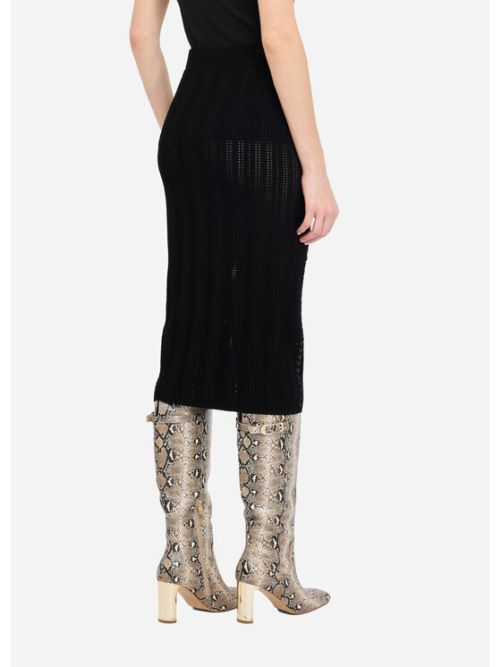 Liu Jo Liu Jo Gonna midi CF5086MS46M22222 Nero Slim Fit