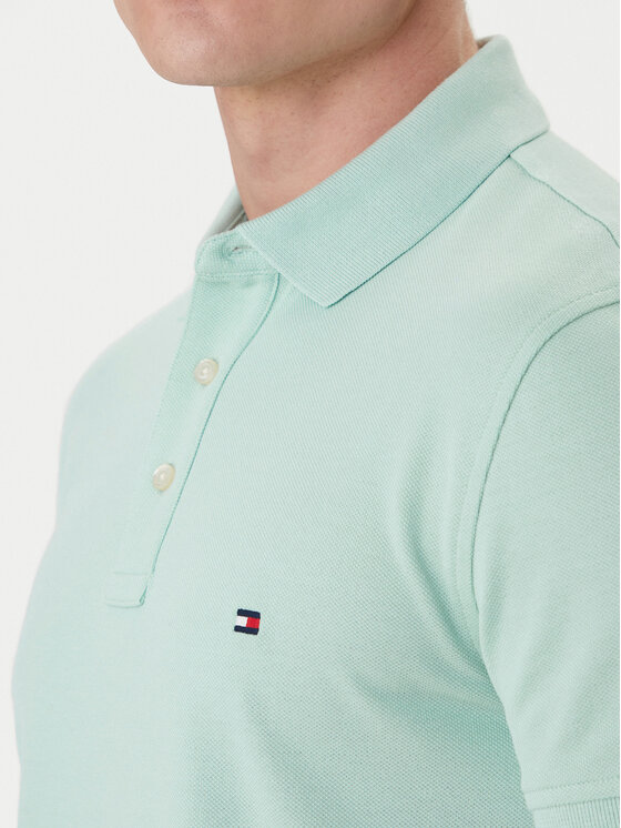 Tommy Hilfiger Tommy Hilfiger Tricou polo 1985 MW0MW17771 Verde Slim Fit