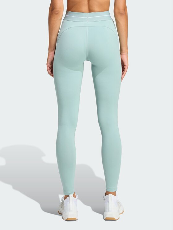 adidas adidas Legginsy 158862 Zielony Fitted Fit
