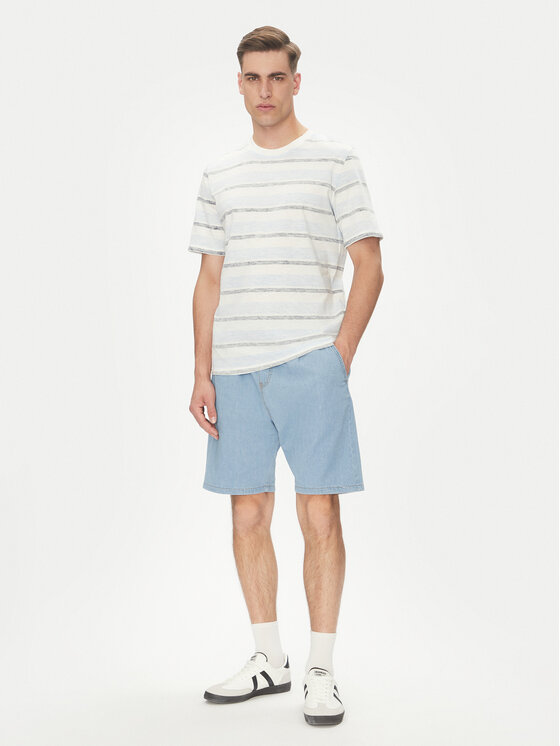 Jack & Jones Jack & Jones Pantaloni scurți de blugi Tony 12270251 Albastru Relaxed Fit