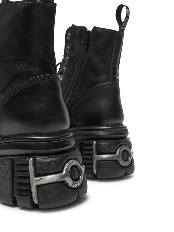 NEW ROCK NEW ROCK Bocanci M-NEWMILI083-S37 Negru