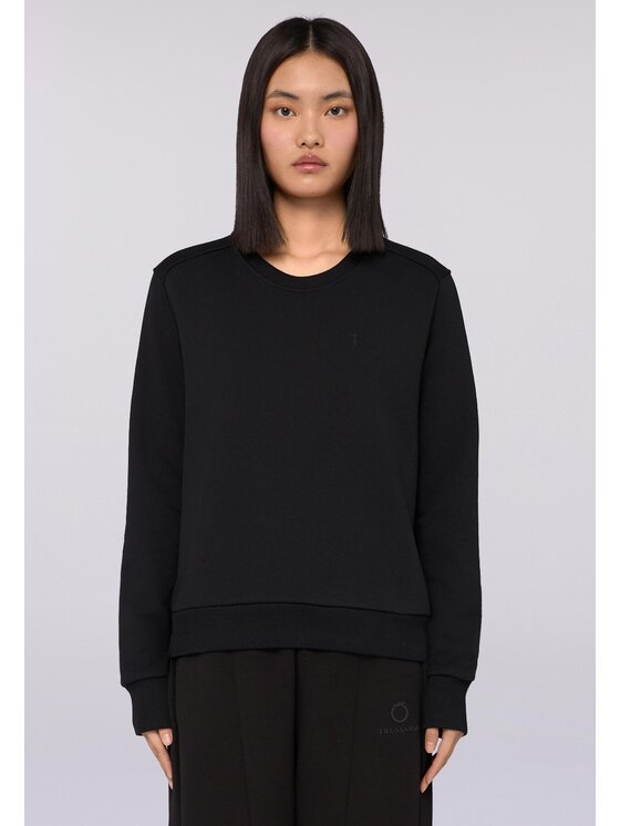 Trussardi Trussardi Felpa G8366000187N033 Nero Regular Fit