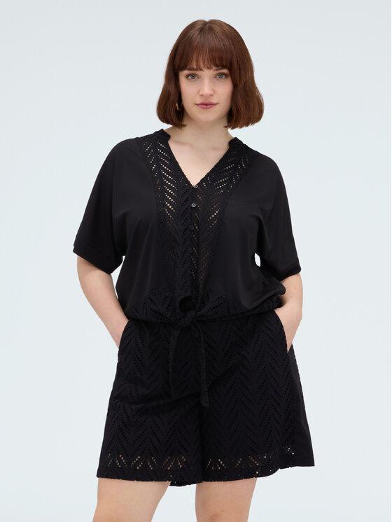 Fiorella Rubino Fiorella Rubino Camicia 5011L000174N0Z3 Nero Boxy Fit