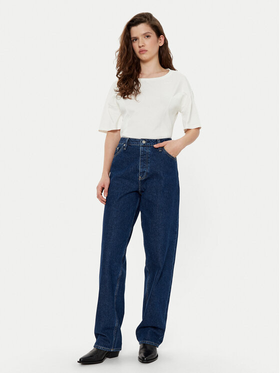 Liu Jo Sport Liu Jo Sport T-krekls TA5108 JS003 Écru Regular Fit