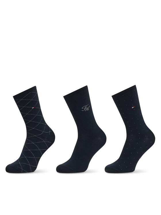 Tommy Hilfiger Tommy Hilfiger Дълги чорапи 701242186 Тъмносин