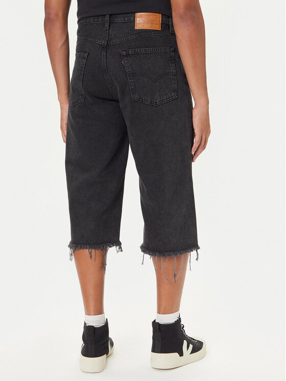 Levi's® Levi's® Jeansy Capri 478™ 004A8-0003 Czarny Baggy Fit