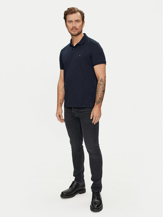 Tommy Hilfiger Tommy Hilfiger Дънки Bleecker MW0MW35719 Черен Slim Fit