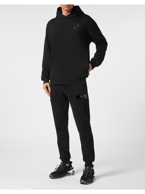 Plein Sport Plein Sport Bluza 13105 Czarny Regular Fit