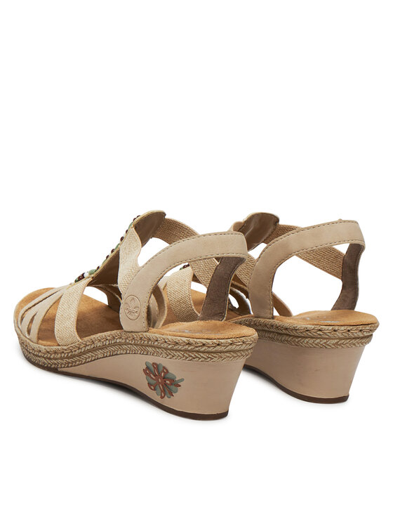 Rieker Rieker Sandalen V2451-62 Beige