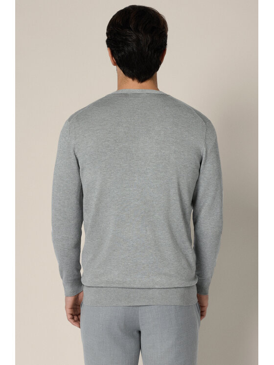 Lancerto Lancerto Kardigan Elva SW073225000047 Szary Regular Fit
