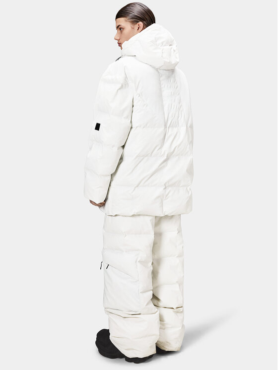 Rains Rains Geacă din puf 15050 Alb Regular Fit