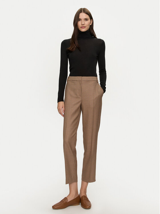 Tommy Hilfiger Tommy Hilfiger Spodnie materiałowe WW0WW42965 Beżowy Regular Fit