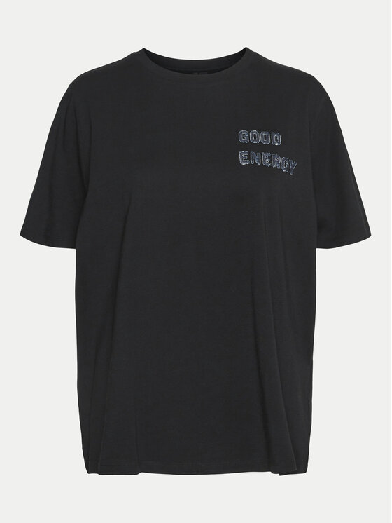 Vero Moda Vero Moda T-Shirt Halle 10321318 Μαύρο Loose Fit