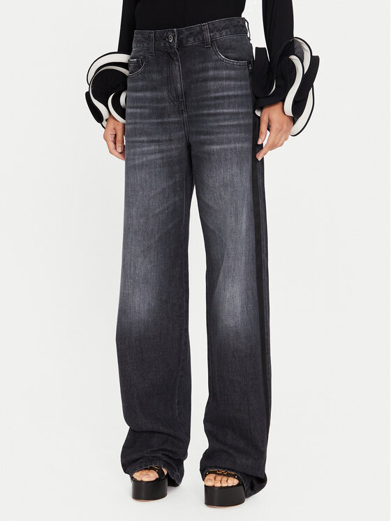 Elisabetta Franchi Elisabetta Franchi Teksad PJ-76I-46E2-V320 Must Regular Fit