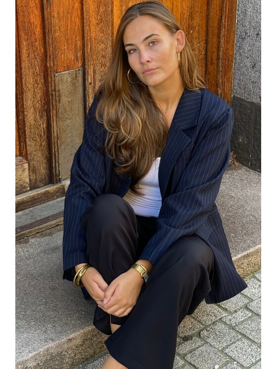 TeeShoppen TeeShoppen Marynarka 'Oversized Collection' Granatowy Oversize