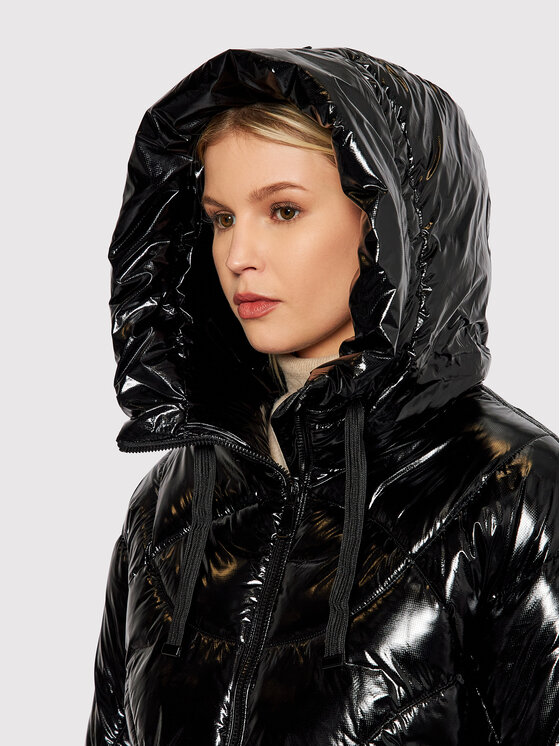 Geox Geox Зимно яке Emalise Mid W1429E T2886 F9000 Черен Regular Fit