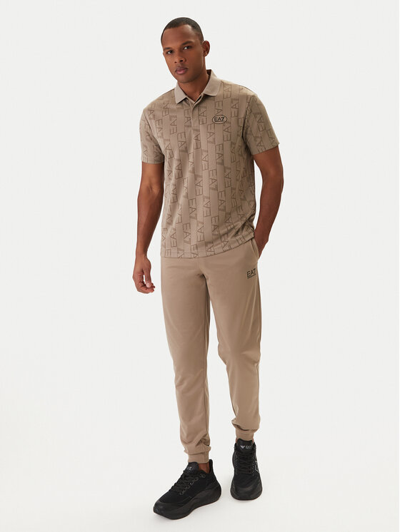 EA7 Emporio Armani EA7 Emporio Armani Polo 7M001287 AF22277 Beżowy Regular Fit