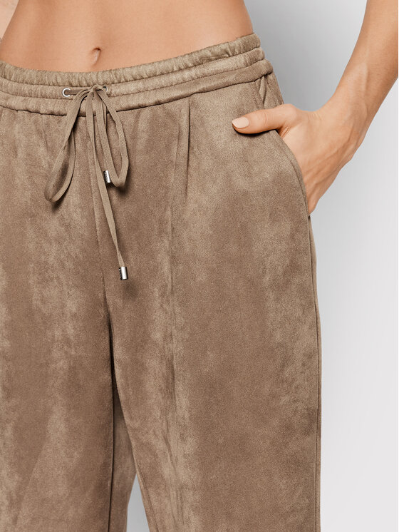 Pantaloni di tessuto P1KKSL20 Marrone Regular Fit