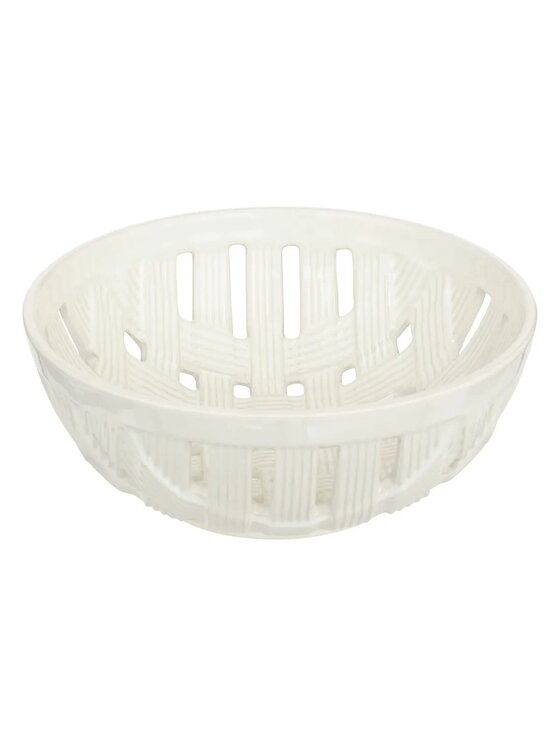 MIAhome MIAhome Misa Ceramiczna w formie koszyka Family Ø25 cm Biały