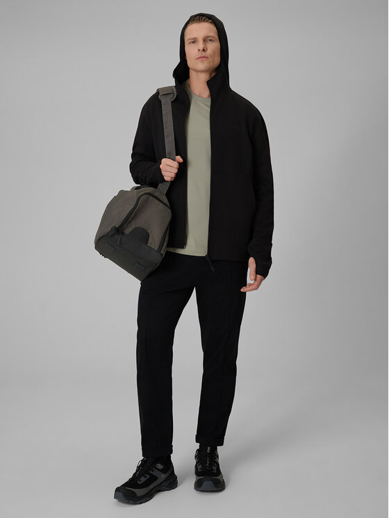 4F 4F Bluza CITY Czarny Regular Fit