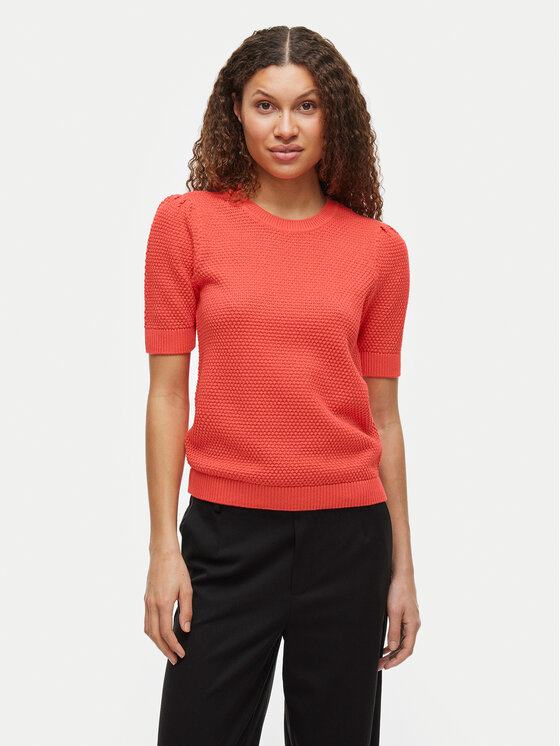 Vila Vila Pulover Dalo 14084421 Roz Regular Fit