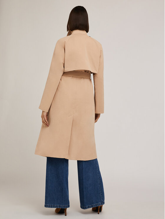 Motivi Motivi Cappotto 0059Q000559N012 Écru Regular Fit