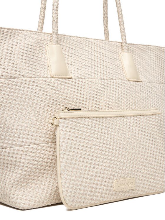 Lasocki Lasocki Handtasche CEO-LSK-L-005-09 Écru