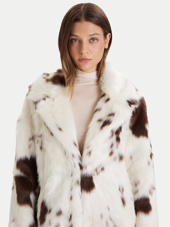 Vero Moda Vero Moda Futro Crystal 10343568 Beżowy Loose Fit