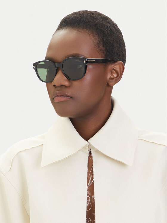 Tom Ford Tom Ford Okulary przeciwsłoneczne FT1180 01N Czarny