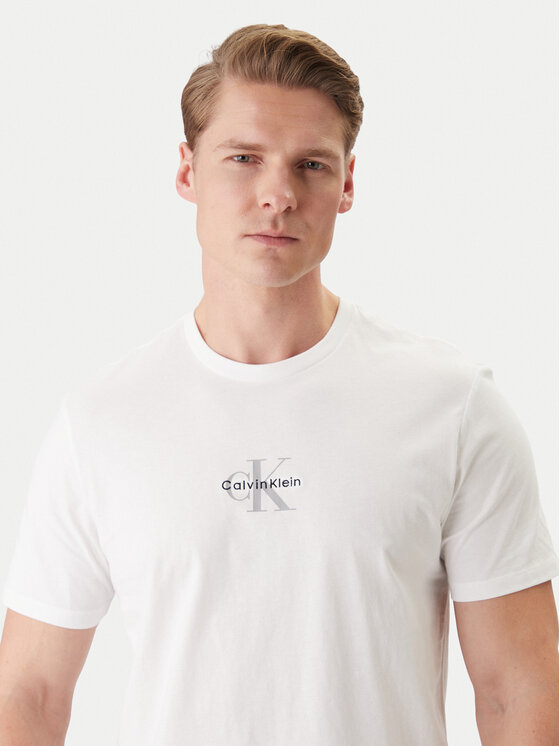 Calvin Klein Jeans Calvin Klein Jeans Tričko LV04RB866G Biela Regular Fit
