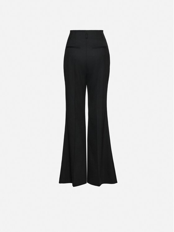 La Mania La Mania Spodnie garniturowe NOTTE Czarny Slim Fit